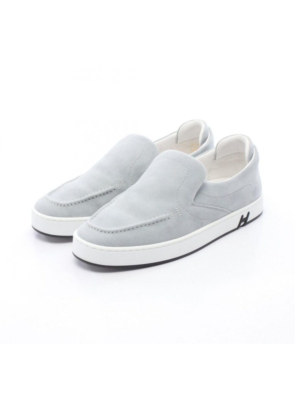 Hermes Slip Ons Kiddie Suede Slipper